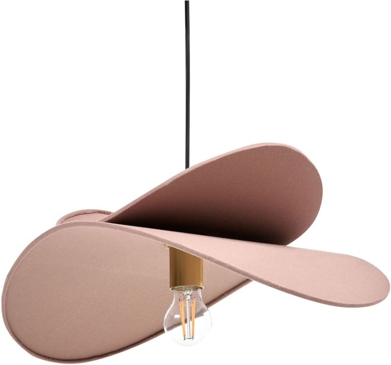 Hängeleuchte Braun Stoffschirm Gewellt Glühbirnen-Optik Wellenform Langes Kabel Modern Beleuchtung Leuchte Esszimmer Sch...