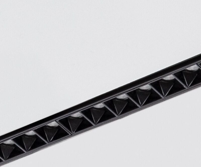 Efectoled - LED-Linearstrahler für Magnetschiene 30W 20mm 48V 3000K Warmweiß