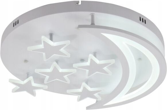 Kinder Deckenlampe LED Kronleuchter Flugzeug Wolke Sterne Weltall neu