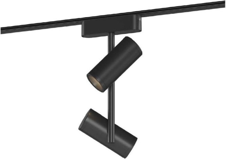 Thumbnail - Efectoled - LED-Strahler Doppelt Madat für Magnetschiene 25mm SuperSlim 16W 48V Schwarz 2700K Warmweiß