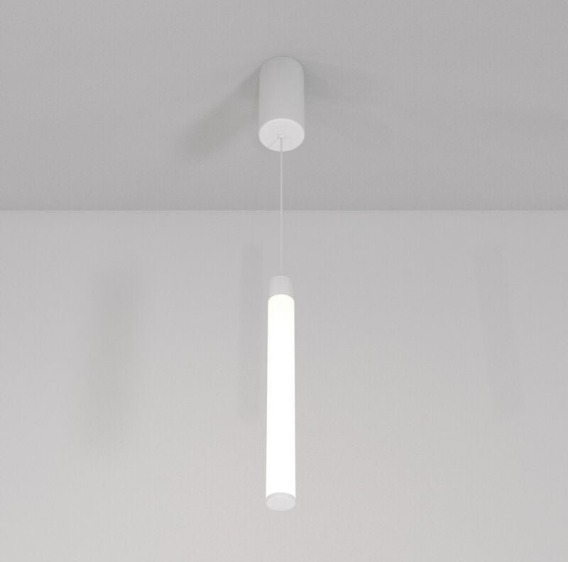 Pendellampe Pendelleuchte Hängelampe Hängeleuchte Höhe anpassbar weiß matt led