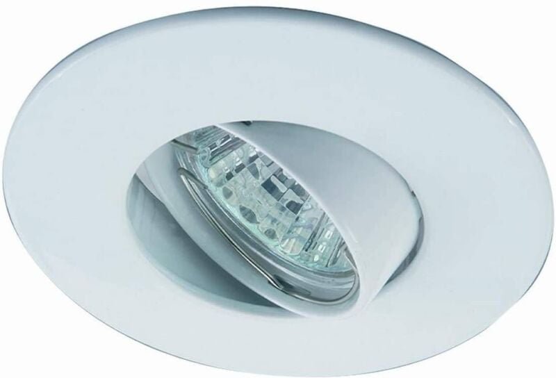 Weißes schwenkbares Einbaudownlight Downlight Ø80/Ø102 für GU10