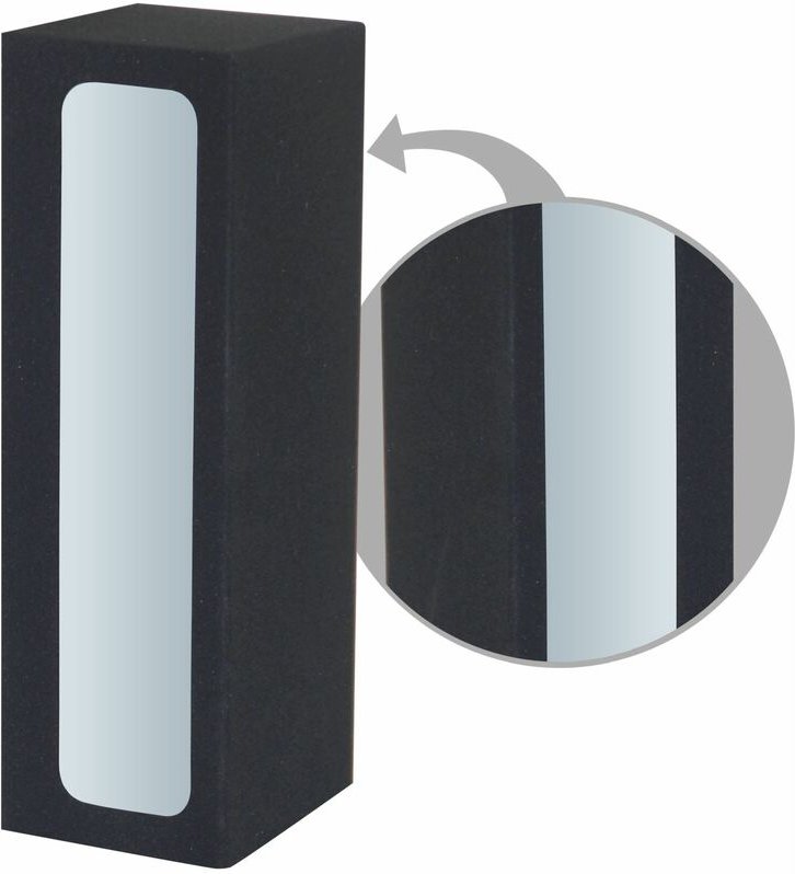 Wandlampe E27 Schwarz Metall Wandleuchte