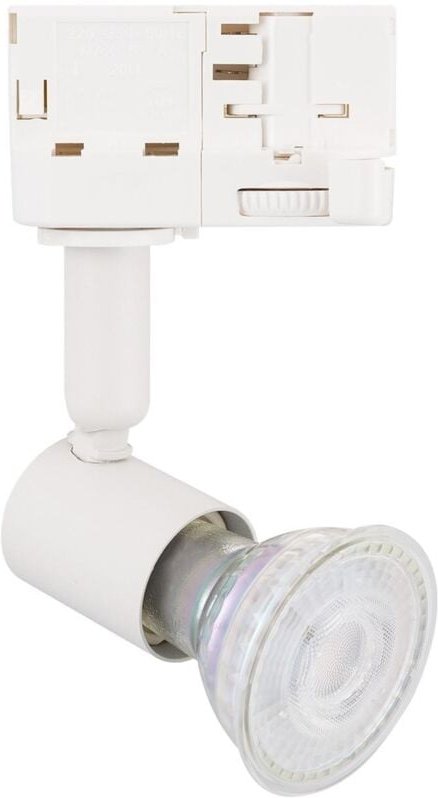 Efectoled - 3-Phasenstromschiene Strahler für GU10 Glühbirne Weiß