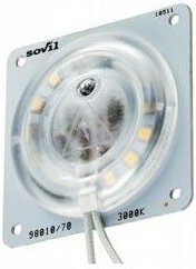 LED-Modul für Sovil-Lampen - Beleuchtung mit 15 led smd 2835 - 10W Verbrauch - 100W Leistung - Energieeffizienzklasse e ...