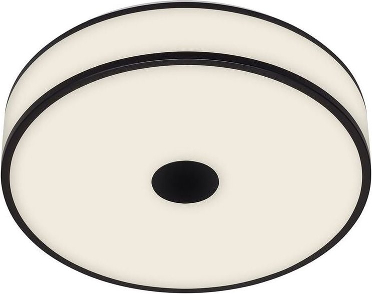 Briloner - led Deckenleuchte Deckenlampe 18W schwarz/weiß Metall-Kunststoff Ø28cm