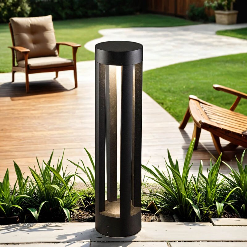 Licht-erlebnisse - Außen Stehlampe led Grau Tepic