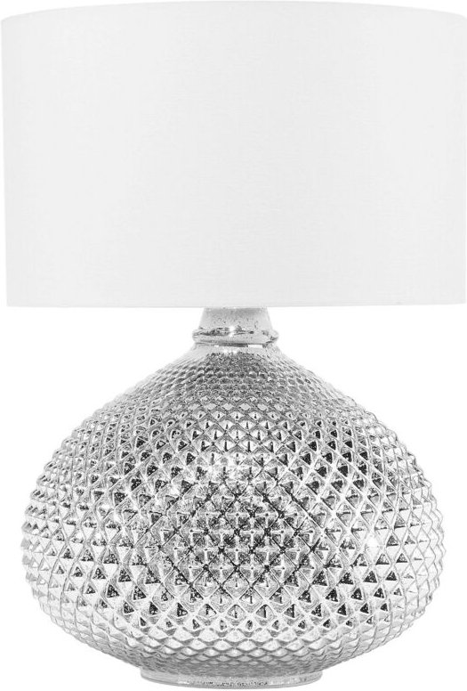Tischlampe MADON Glas Silber