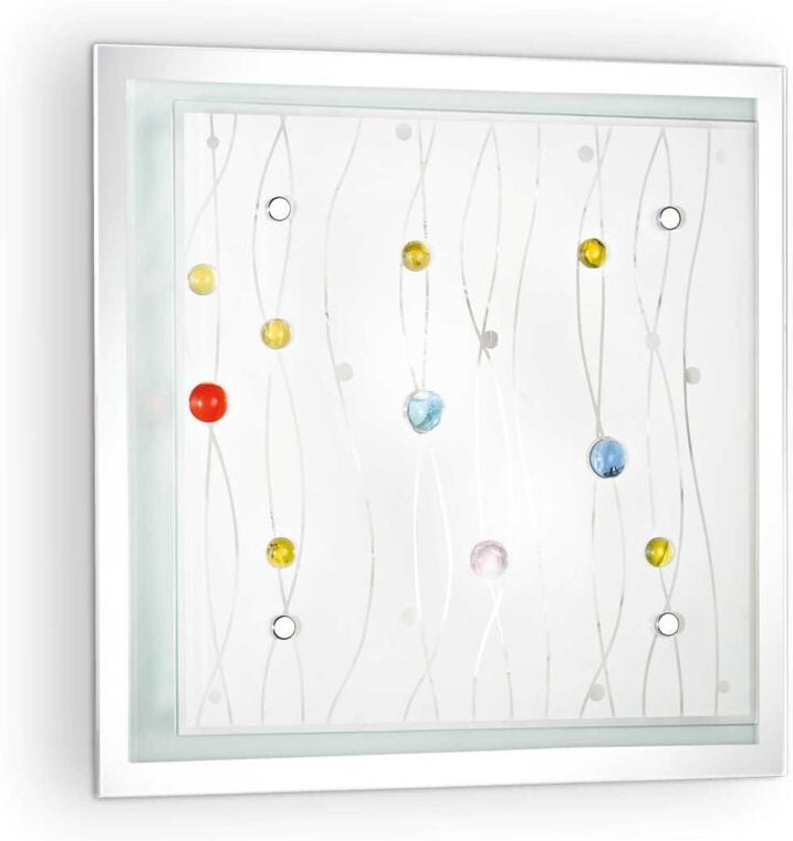 Ideal Lux - Ocean - 2 Light Small Ceiling Flush Light Mehrfarbig, E27