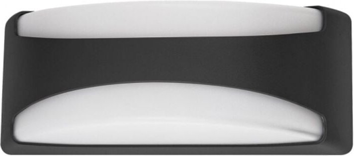 Fabrilamp - daikon außenwandleuchte 1xe27 schwarz ip65 polycarbonat 13,2x32x13 cm