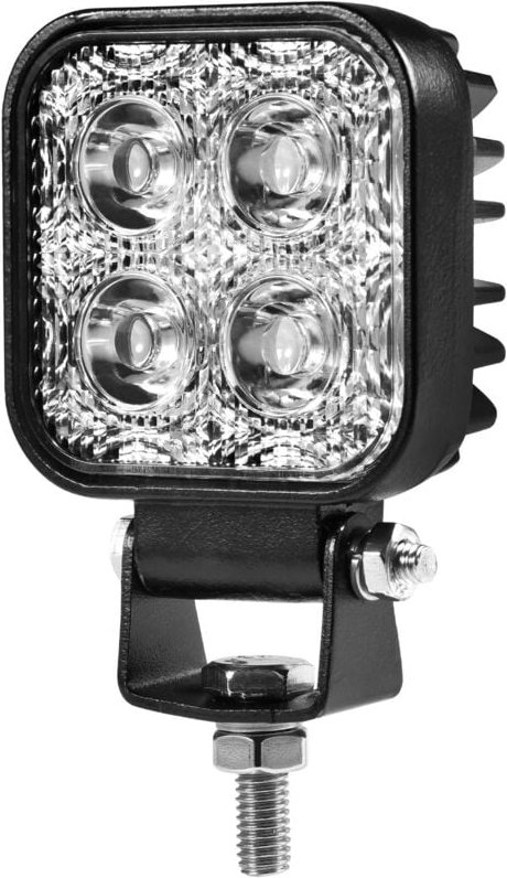 12 W LED-Arbeitsleuchte, LED-Autoleuchte 12 – 24 V Kaltweiß 6500 K IP67 Wasserdichter Spot-Flut-Rückfahrscheinwerfer für...