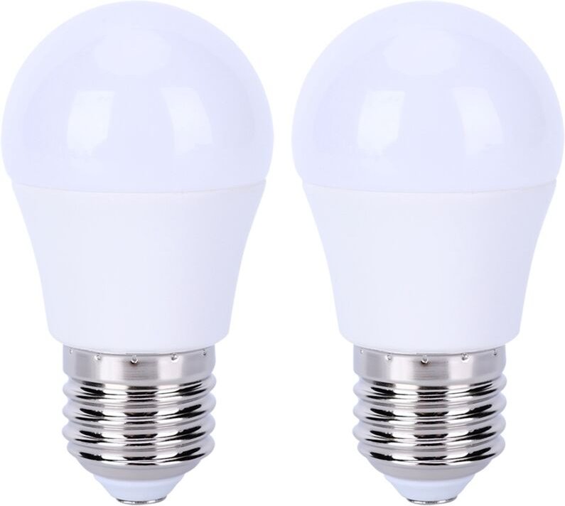 Eosnow 2pcs E27 85-265V 5W 5000k hohe Helligkeit LED-Glühbirnenlampe für Schlafzimmer Wohnzimmer