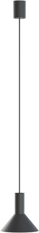 Licht-erlebnisse - Hängelampe Metall GU10 ø 18 cm rund h: max. 130 cm Schwarz Pendelleuchte