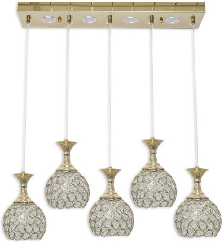 Trade Shop - deckenleuchter aufhängung deckenleuchte kugeln kristalle attack G9 B26 - Gold