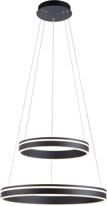 Paul Neuhaus Q-Vito Pendelleuchte Deckenleuchte Anthrazit 1x 33W LED 2700-5000K, 1x 23W LED 2700-5000K Dimmbar