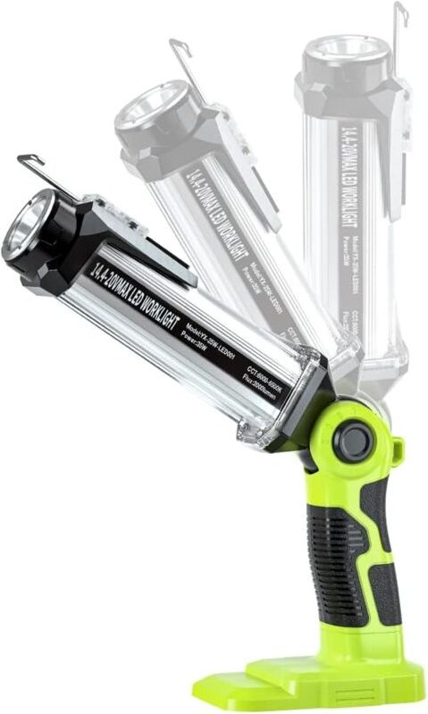 Coocheer - Kabelloser LED-Scheinwerfer für Ryobi 18 V-Licht yex-bur 25 w 2000 lm LED-Arbeitslicht für Ryobi 18 v one