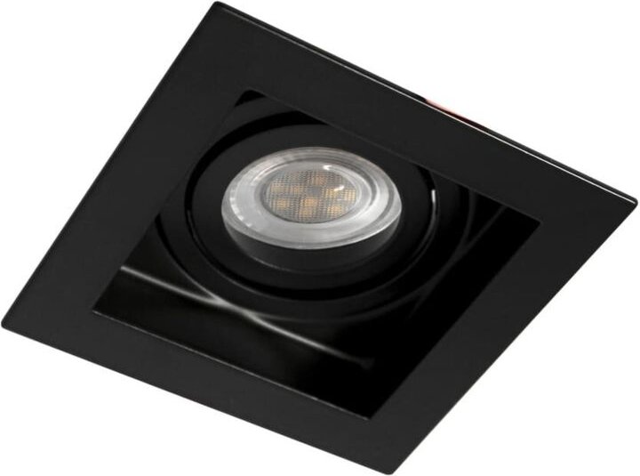 Akrah schwarzer quadratischer Einbauring 10x10cm