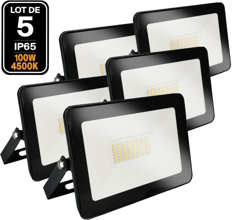5 Fluter led 100W Ipad Neutralweiß 4000K Hohe Helligkeit