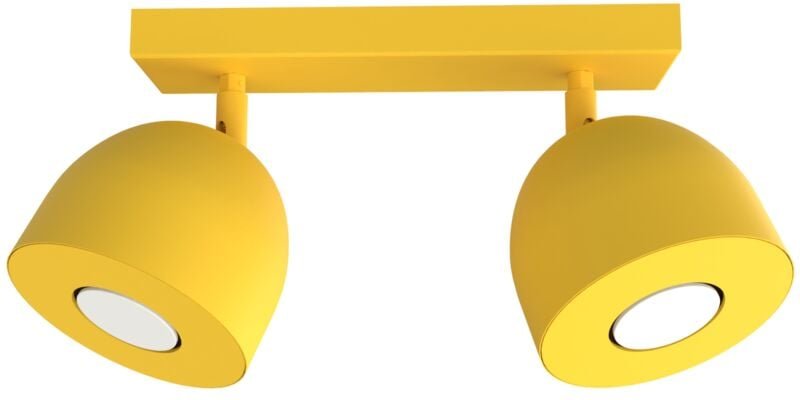 Campanella plafoniera X2 monocolore opaco