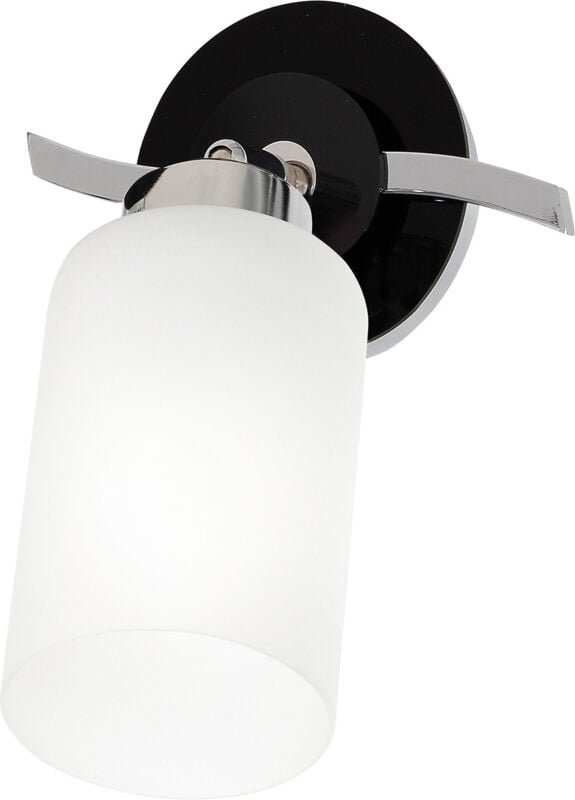 Chrom-Wandleuchte mit Glasschirm Tokio 1xE27 15W Luminex