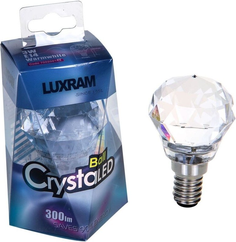 LED Design Luxram E14 3W LED 3000K 700200143LX Italux Glühbirne