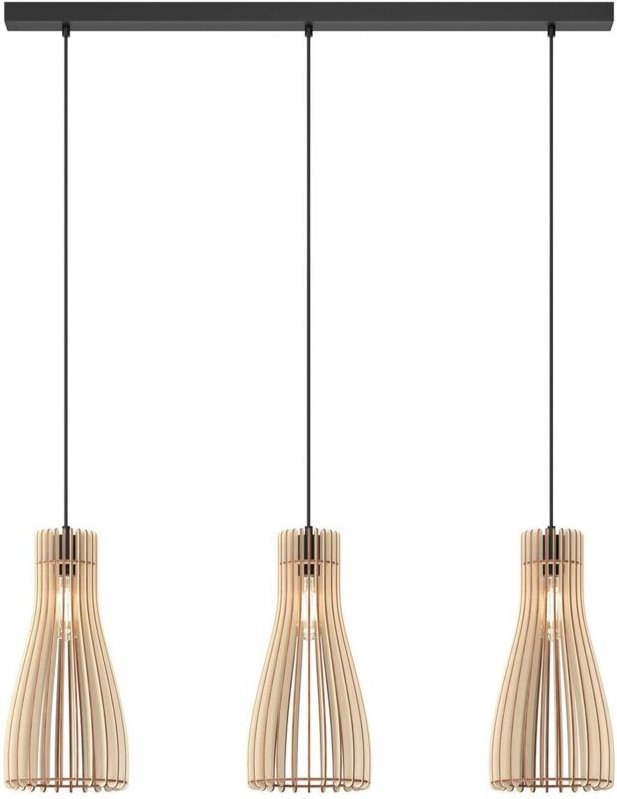 Pendelleuchte "Furn" aus Holz für Wohnzimmer & Esszimmer von Envostar