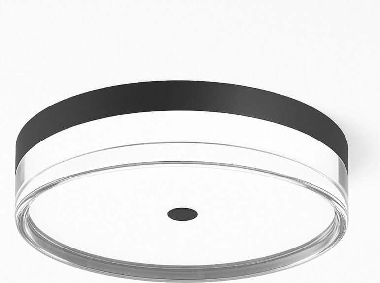 Trade Shop - PLAFONIERA LED 18W A SOFFITTO MODERNA TECNOLOGIA CCT 3 TONALITÀ SELEZIONABILI BL230-3C - Schwarz