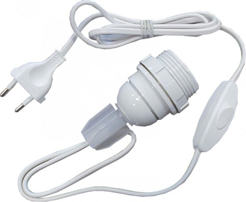 E27 TIBELEC Flaschenadapter, Kunststoff, weiß 60 W TIBELEC