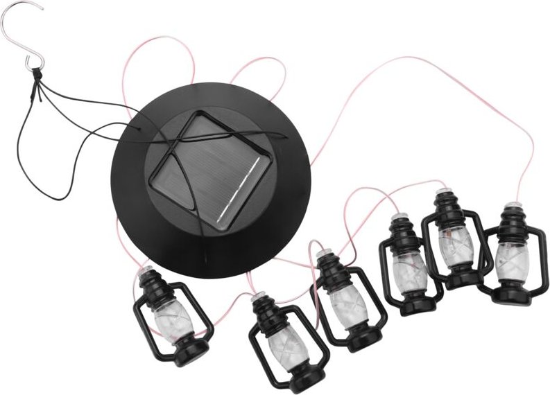 Thumbnail - Wechselnde solarbetriebene Laternen, Windspiel, mobiles LED-Licht, Spiralspinner-Windspiel, tragbar für den Außenbereich...