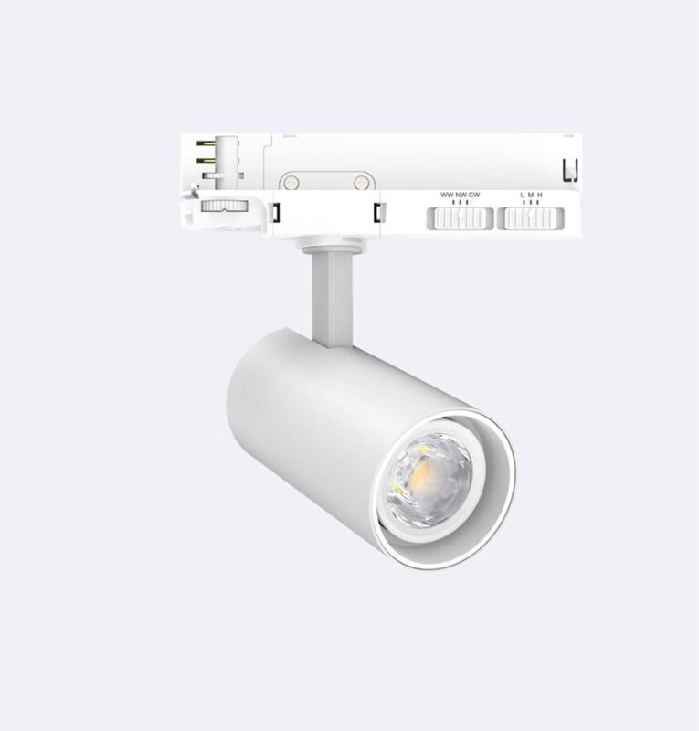 Efectoled - 3-Phasenstromschiene LED-Strahler 20W Fasano Dimmbar Weiss 4000K Neutralweiß