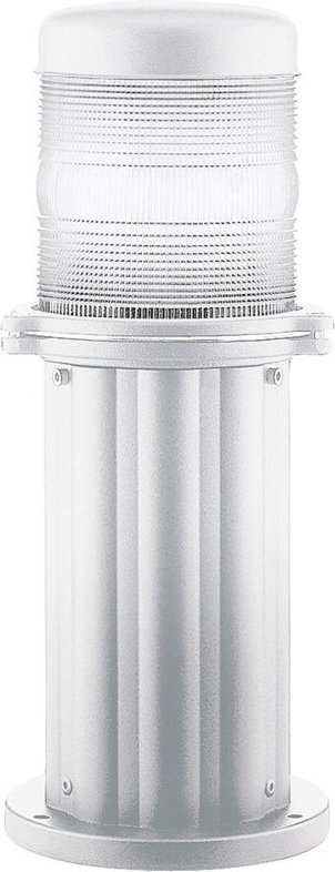 Gartenleuchtfeuer OMO IP55 E27 23W 400mm weiß