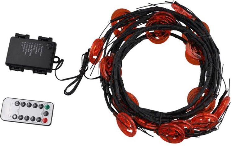 Halloween-Party Kürbis Rattan Licht String Horror Home Dekoration