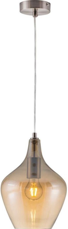 Globo - hängeleuchte - PASO - bernstein - glas - Ø 22cm - E14 -