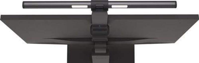 Bildschirmleuchte ABS,Fe schwarz m.Klemme led Hansa