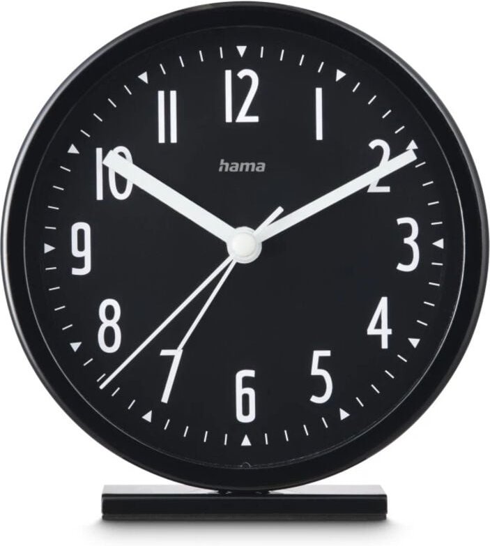 Wecker Skye ohne Ticken schwarz 222211 - Hama
