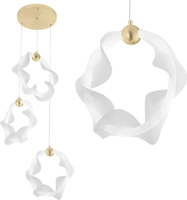 Pendelleuchte Toolight led G012-3CPR white gold