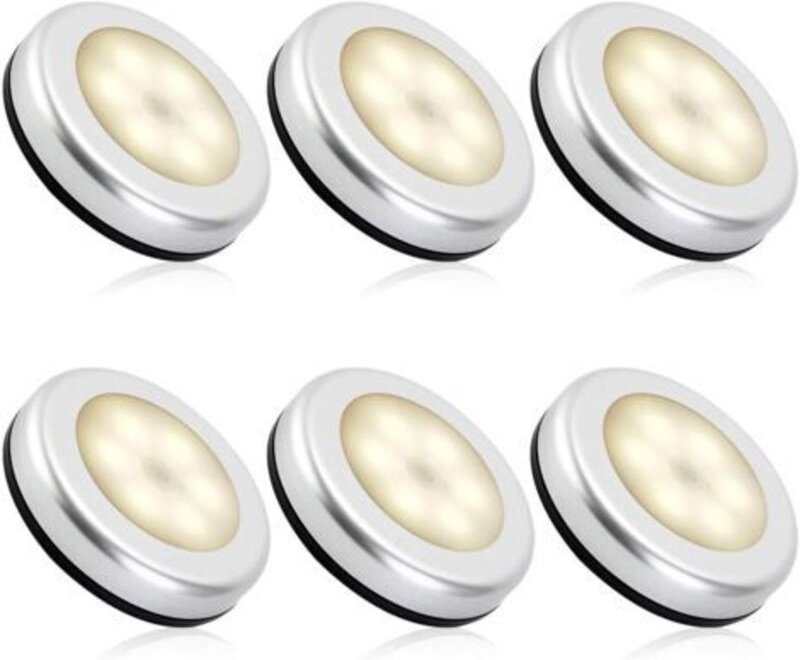 Nachtlicht mit Bewegungsmelder für den Innenbereich, batteriebetriebene Bewegungsmelder-LED-Lampe für Treppen, LED-Beleu...