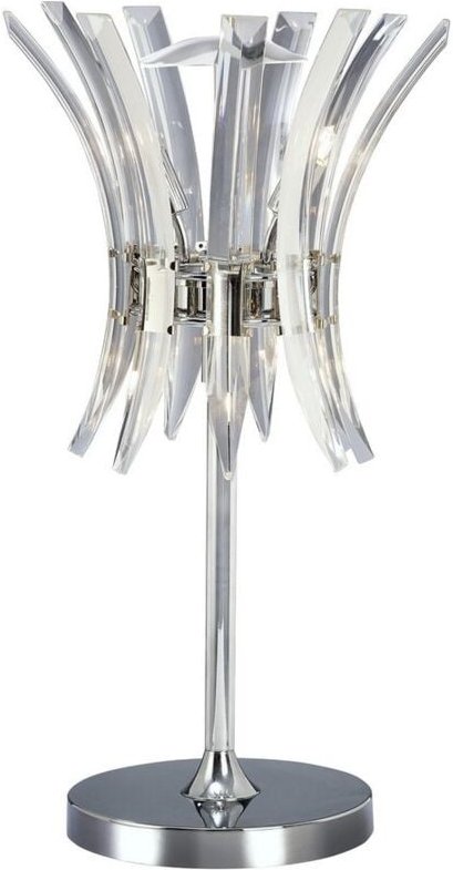 Inspired Diyas - Sinclair - Tischleuchte 4 Licht poliert Chrom