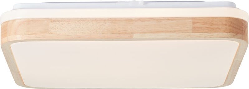 Brilliant - Tumeo led Deckenleuchte 40x40cm holz hell/weiß, Metall/Holz, 1x led integriert, 24 w , (Lichtstrom: 2400lm, ...