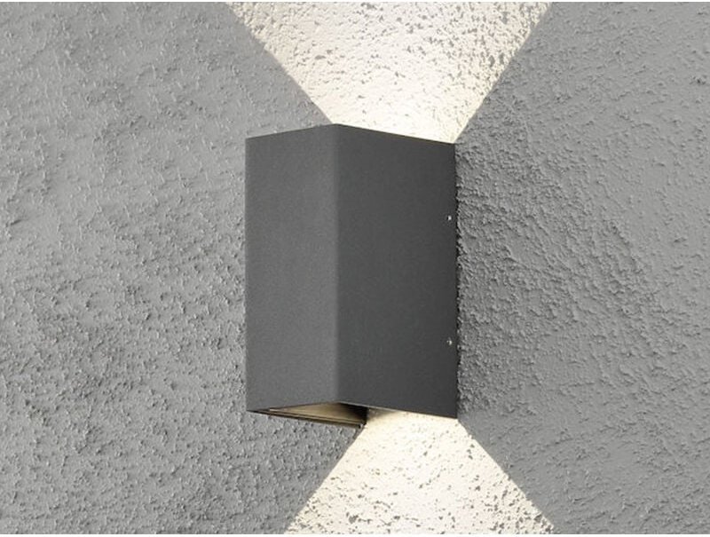 Cremona 7940-370 LED-Außenwandleuchte eek: f (a - g) led led fest eingebaut 6 w Anthrazit - Konstsmide