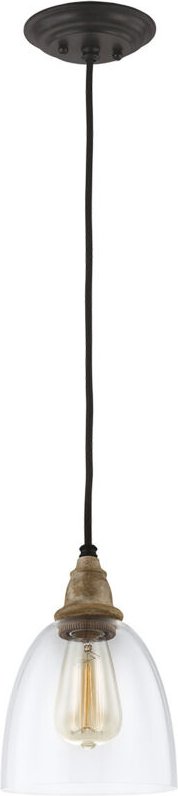 Matrimonio 1 Light Mini Dome Pendelleuchte Treibholz