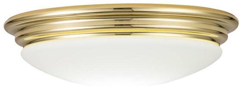 Elstead Brompton Dekorative Unterputz-Deckenleuchte Messing poliert, IP44