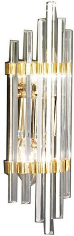 Kolarz - ontario - Lifestyle Kristall Wandleuchte Poliertes Gold, 2x E14