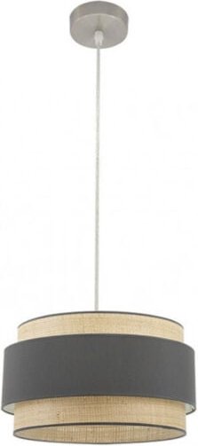 Pendelleuchte Kandy Natur/Grau Dimmbar fabrilamp