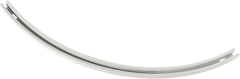 Moderne weiße Schiene 90° gebogen 1-phasig - Iconic