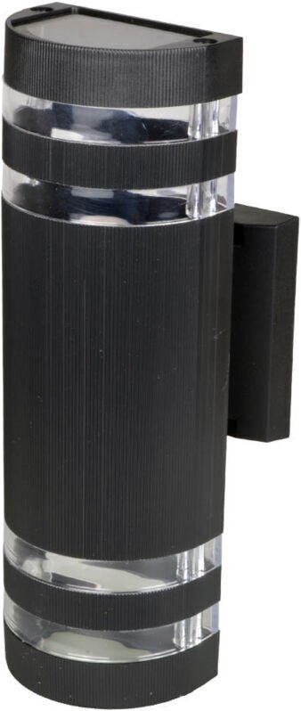 1 Stück Außenwandleuchte, halbzylindrische Wandleuchte mit nach oben und unten gerichtetem Licht, moderne Aluminium-Auße...