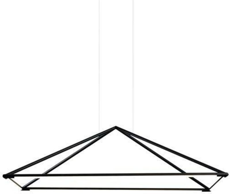 Leds-c4 - Grok Tubs - led dekorative Decke Anhänger matt schwarz schwarz 120cm 5200lm 3000K