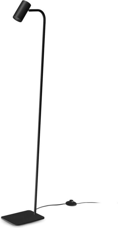 Ginger Task Stehlampe Schwarz - Ideal Lux