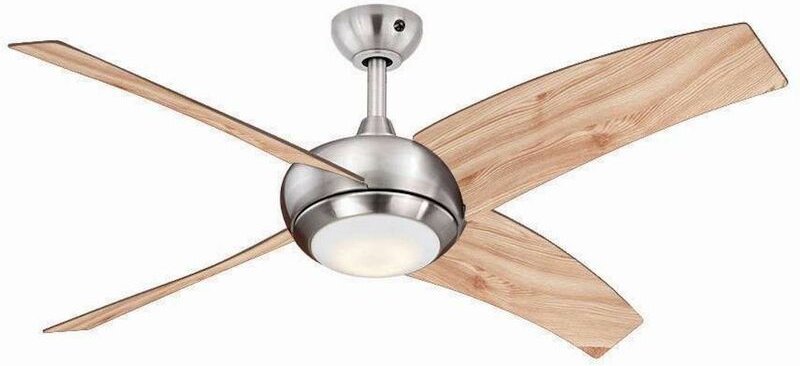 Deckenventilator Borealis Pinie mit led Leuchte