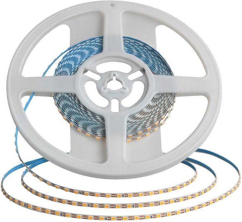 V-TAC LED-Streifen SMD2835 8W/m 5m 120 LED/m Doppelplatine 24V Kaltweiß IP20 3mm3mm